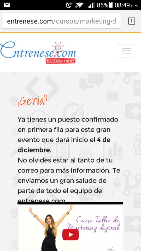 LunerillaPilla's tweet photo. Hoy a las 5 la cita es con #entrenese para aprender mucho. Aprovechen que es gratis y sencillo se @Entrenese http://t.co/WPlQW4uJm6