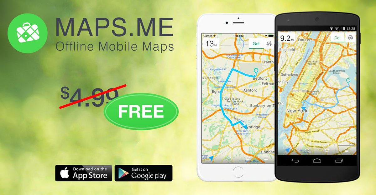 AlexVynnychuk's tweet photo. Крутые офлайн-карты MAPS.ME сегодня бесплатные. Скачай сейчас и расскажи друзьям! http://t.co/grD4rMZAvf http://t.co/yzTRK0JNgF
