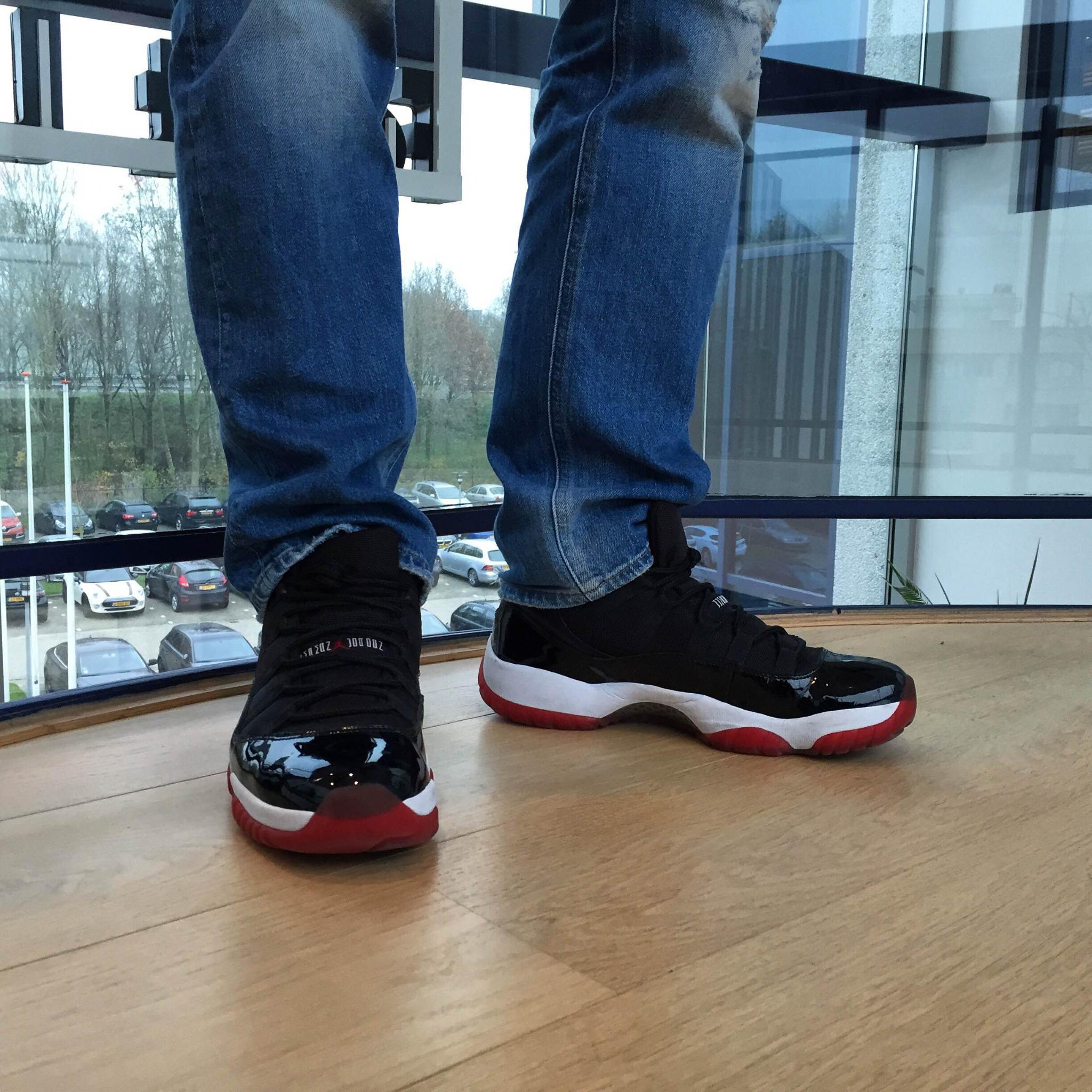 Blue jean jordan 11 top