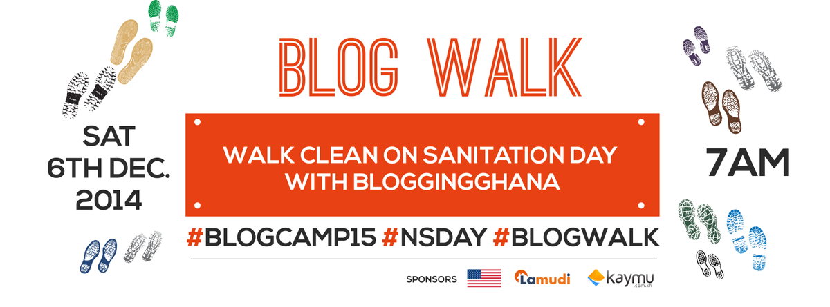 JumiaMarketGH's tweet image. What are you doing on Saturday?
Wanna walk with us?

#BlogWalk #NSDay #BlogCamp15