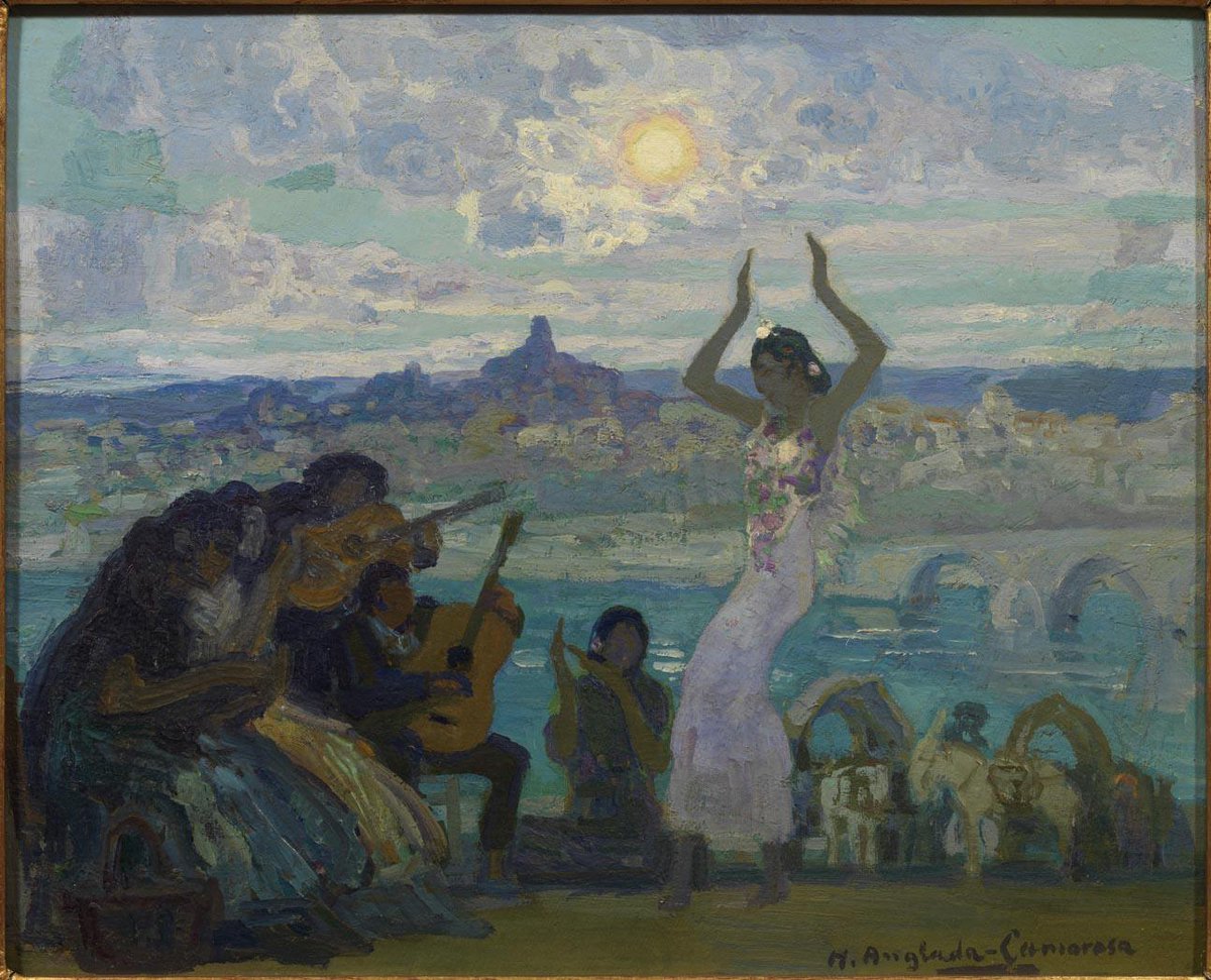 MariaVillardon's tweet photo. Obra elegida de hoy #AngaldaCamarasa #BaileGitano http://t.co/fMbnaLRMGB