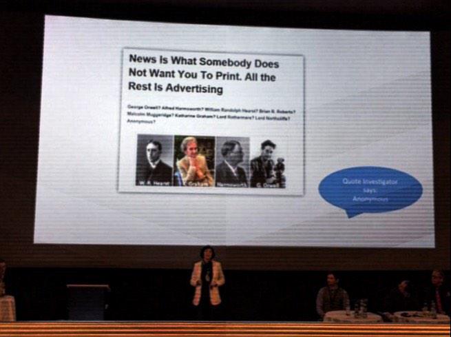 INMA_IABNorway's tweet photo. Vi hører fra generalsekretær i Norsk Presseforbund - @LokenStavrum #8min14 #contentmarketing Hvor går grensa? http://t.co/RrkJmDPS3f