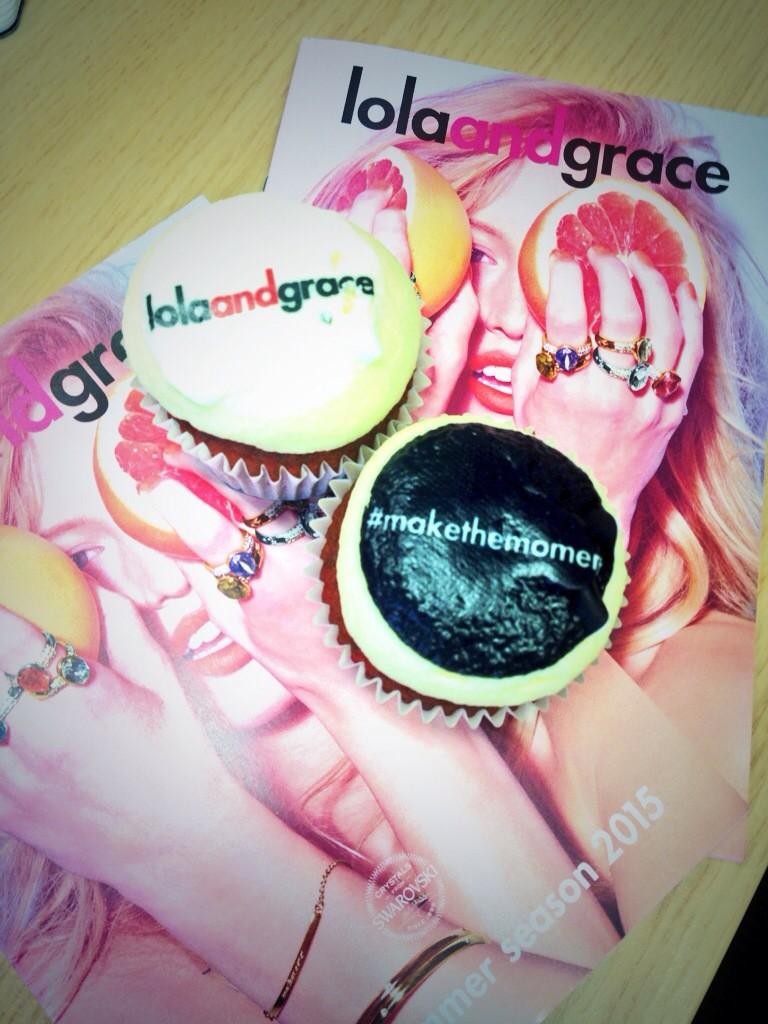 Thankyou @lolaandgrace #makethemoment for the beaut cupcakes and jewels! #thurstreat  @goodleybullenpr <a href="/Fabulousmag/">Fabulous</a>