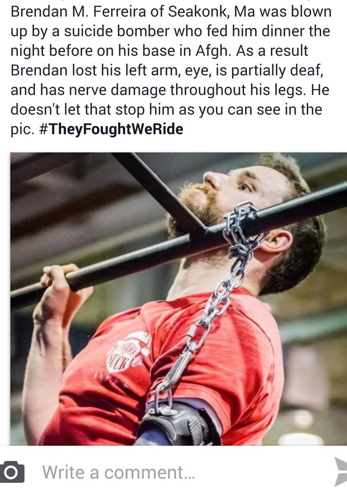 BOSWoundedVets's tweet image. Another wounded veteran that will be honored @ the 2015 BWVR 
#THEYFOUGHTWERIDE