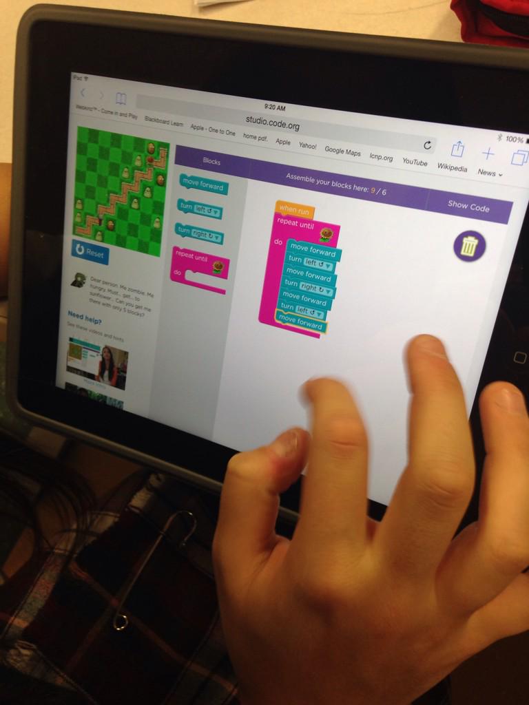 lauragleeson12's tweet image. Coding has begun in the prep school! #BVGlearns #readyforthehourofcode #introtocode