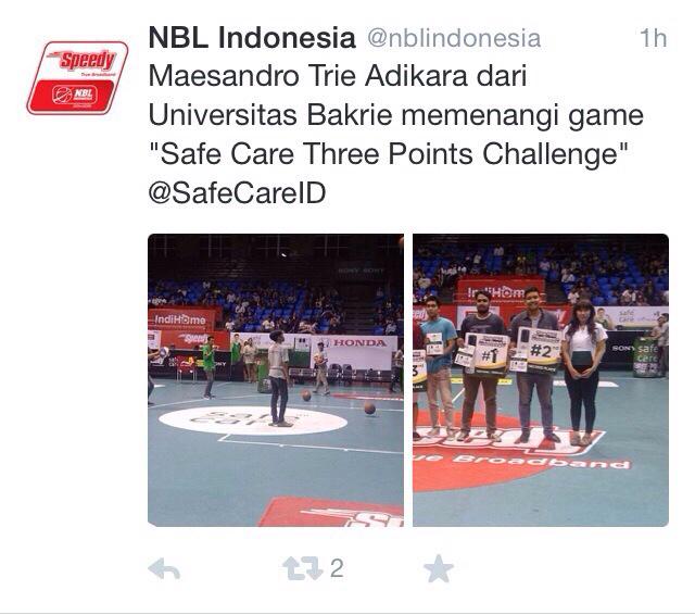 Thankyouuuu <a href="/SafeCareID/">SafeCare</a> <a href="/nblindonesia/">NBL Indonesia</a> cc: <a href="/basket_Bakrie/">UKMa basket U.Bakrie</a> <a href="/UBcampus/">Universitas Bakrie</a>