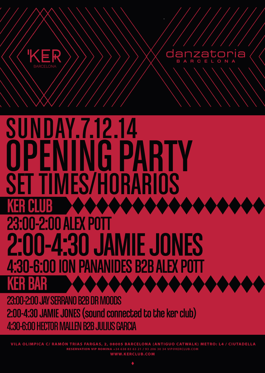 line up / horario de artistas: