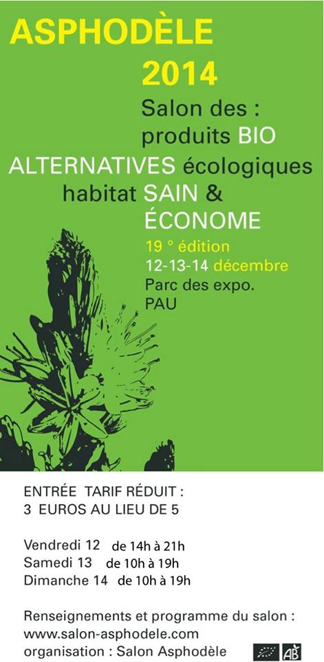 SalonAsphodele's tweet photo. Imprimez votre entrée à tarif réduit pour la prochaine édition du #SalonAsphodèle les 11-12-13 décembre 2014. http://t.co/Sn4BONEjEY
