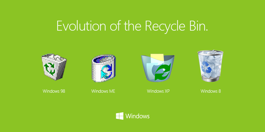 where is the recycle bin in windows 8