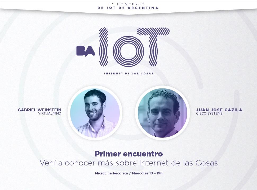 balabinnovacion's tweet photo. Primer encuentro de #BAIoT con @jucazila - #Cisco y @gabiwein - #Virtualmind.
Registrate http://t.co/HnpTdtYLJc #IoT http://t.co/IG9k4a7eKt