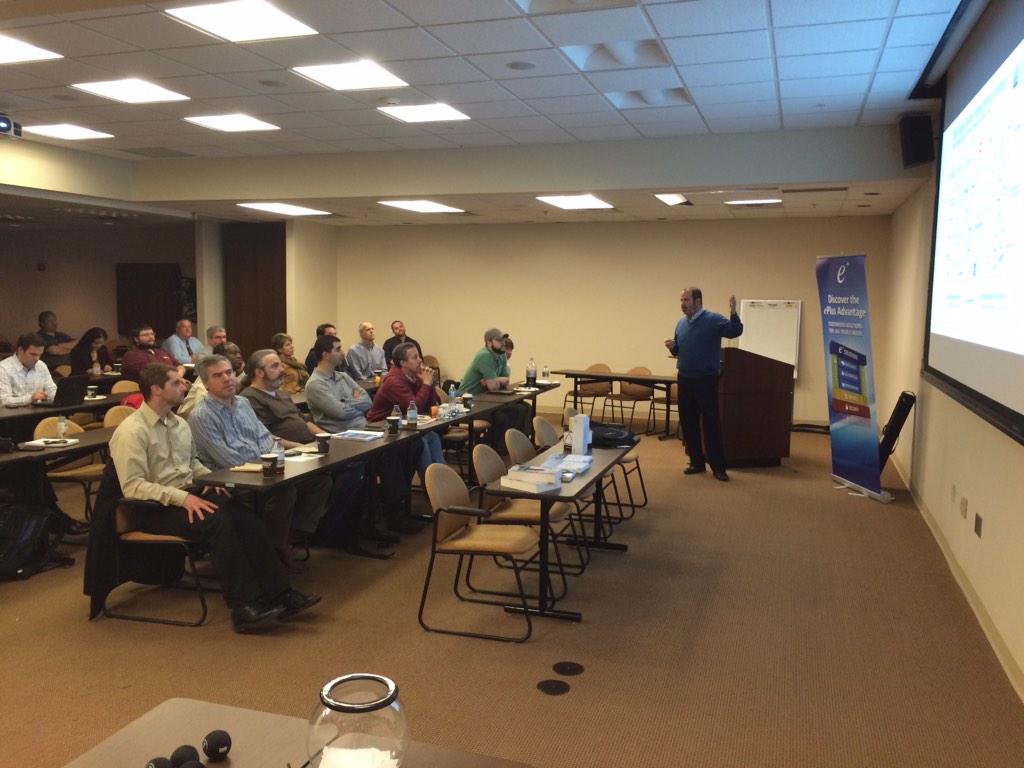 albVMUG's tweet photo. Happening now. Albany #vmug #sddc @AnthonySianoNY @ePlus @DellNetworking #nsx http://t.co/1uYTeRIvMT