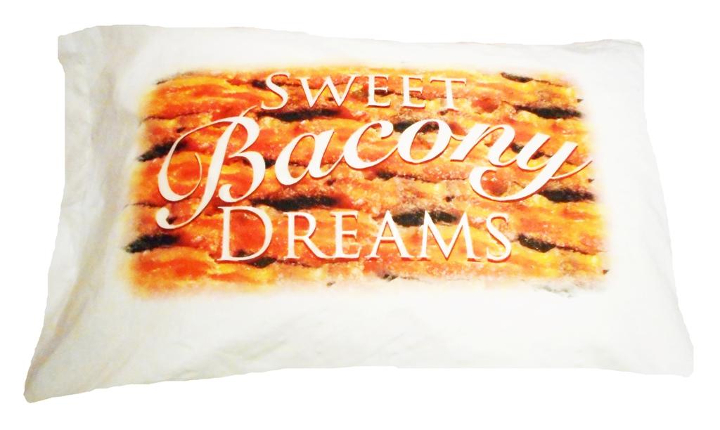 AYoungReporter's tweet photo. Just received a news release pushing this bacon-scented pillow case. #SpamNotSpam http://t.co/7Hqwar11c9