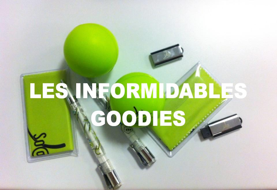 Informidables's tweet photo. Les formidables goodies offerts par nos fabuleux sponsors @SoatGroup et @Microsoft #nuitinfo #nuitinfo2014 http://t.co/71K5mxZn4Y