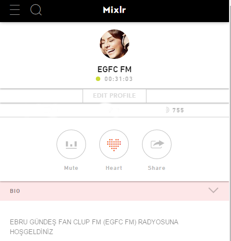Melike Kabataş Arkadaşımızın Ebru Gündeş e bestelemiş ve seslendirmiş olduğu muhteşem şiir birazdan EGFC FM RADYO da