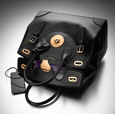 FashNerd's tweet photo. Dear #Fashion, Hello Technology http://t.co/BmtHOQj4bs @RalphLauren The #WearableTech #RickyBag a #FashTech #BagTech http://t.co/8W9FpgnJJi