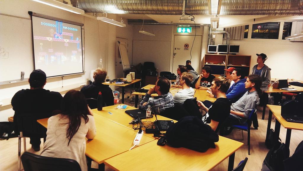MartinNilsson8's tweet photo. It's not only hard work at #YHTest, there is some fun as well! Got my ass kicked at Super Smash Bros tonight :D http://t.co/fenhYGYcL7