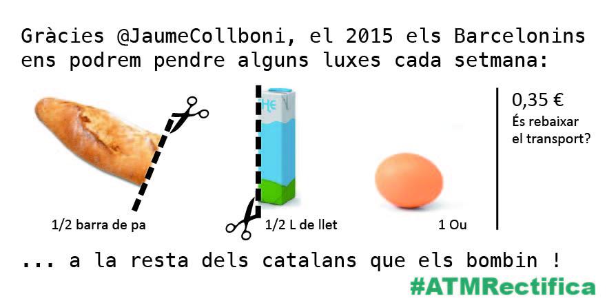 roricer's tweet photo. @jaumecollboni , quins luxes ens pendrem els barcelonins si #rebaixemeltransport 0,35€ ?
@StopPujades #ATMRectifica http://t.co/a3i4Ydanm0
