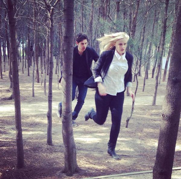 Imágenes de las grabaciones para el Book-Trailer de "The Ruby Circle"