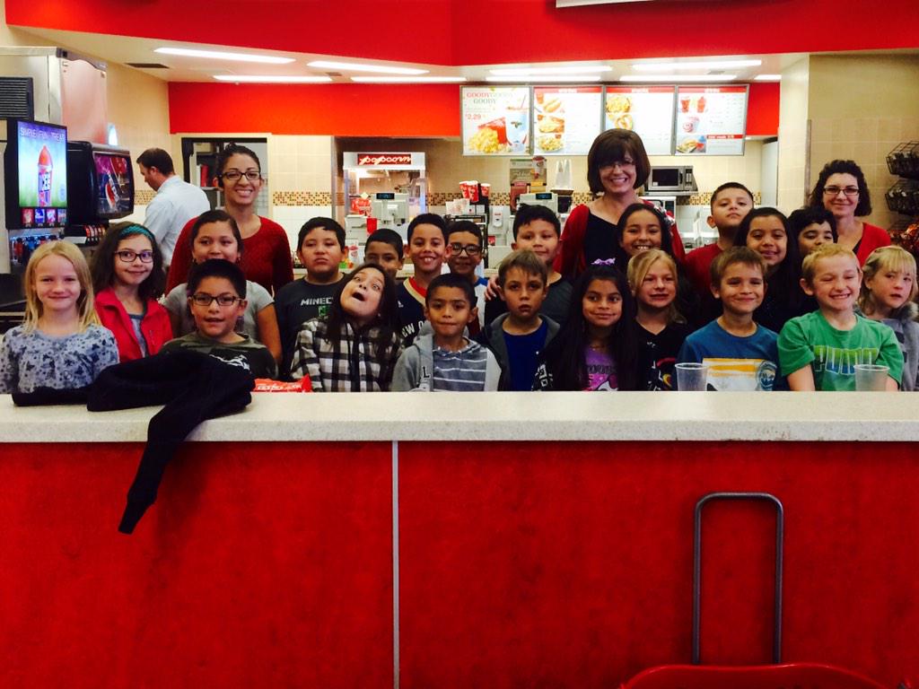 TiffanyMayton's tweet photo. Shopping and popcorn break with 3rd graders who raised money to buy presents for those in need! #T0769 #target http://t.co/H03LxqNAY2