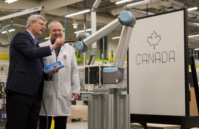 Great tour of <a href="/Celestica_Inc/">Celestica</a> today with @EdHolder_MP, <a href="/PaulCalandra/">Paul Calandra</a>, @JohnBCarmichael &amp; MP Joe Daniel  #cdnpoli