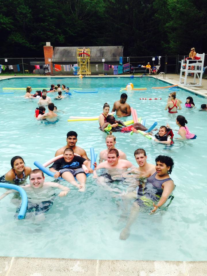 #tbt to having some fun in the pool at last year's summer camp!