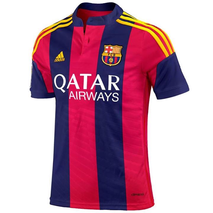 Lorainee_x's tweet photo. "@SocialBarca_10: Possible new home shirt for next season. Looks kinda nice actually. http://t.co/N3gm8gkZYl"