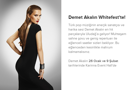Union_Org's tweet photo. Bu eğlenceden kesinlikle mahrum kalmamalısınız! #DemetAkalın #WhiteFest @DemetAkalin http://t.co/WACrazy0LO
