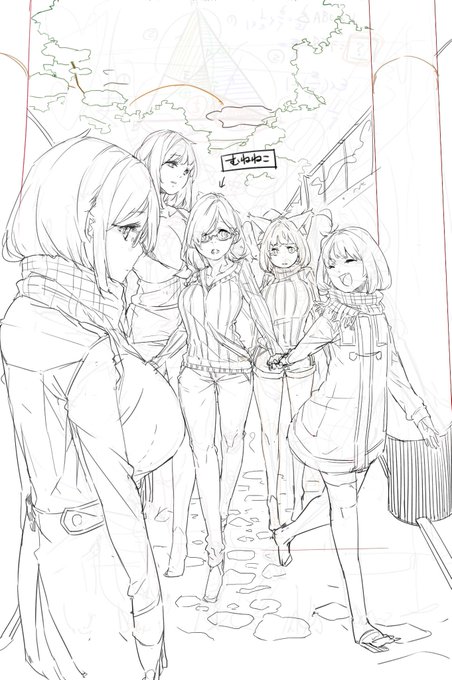 年賀状予定ラフ 