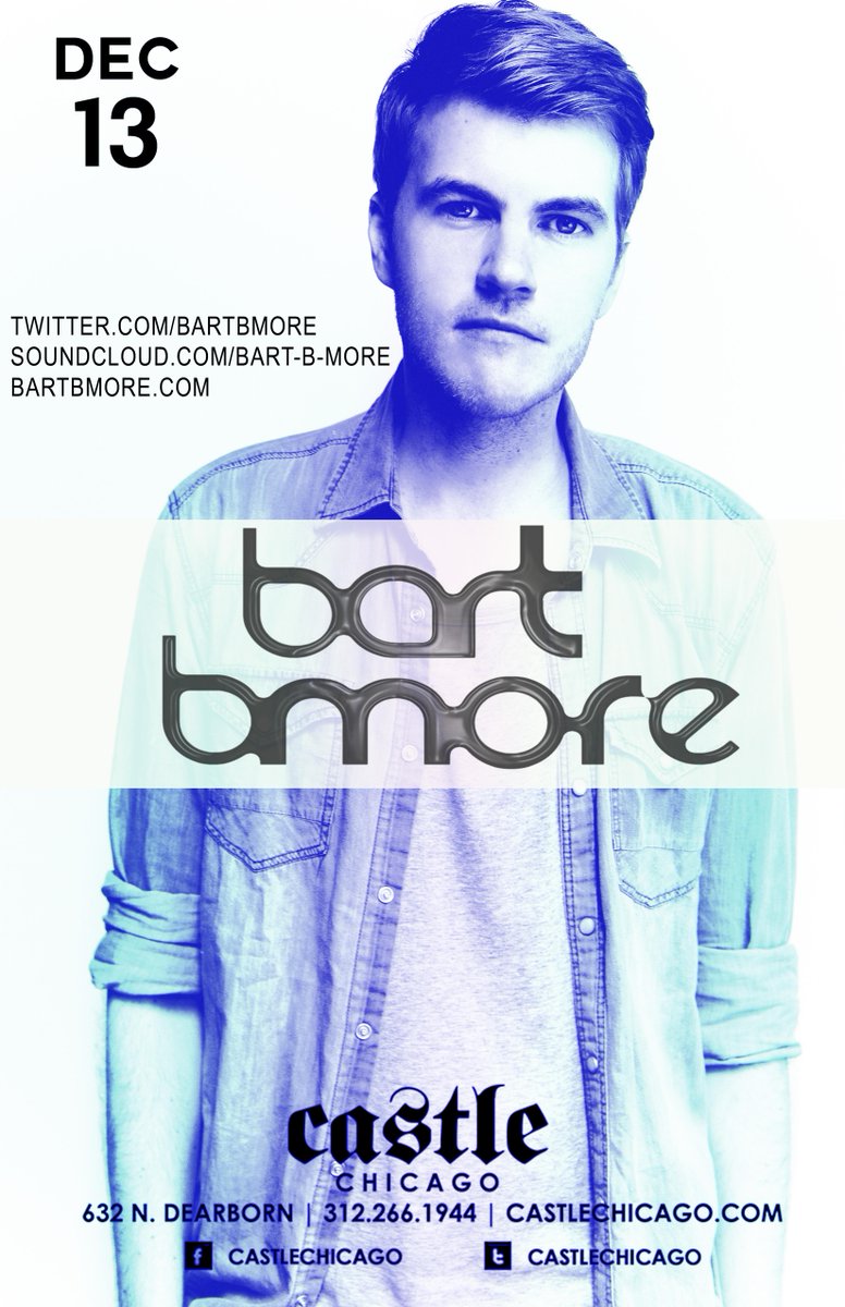 CastleChicago's tweet photo. [ANNOUNCEMENT] @BartBMore returns to the #CastleChicago decks on Dec 13! Tickets: http://t.co/0gf8hcQz0Q http://t.co/m0j6Ms44jA