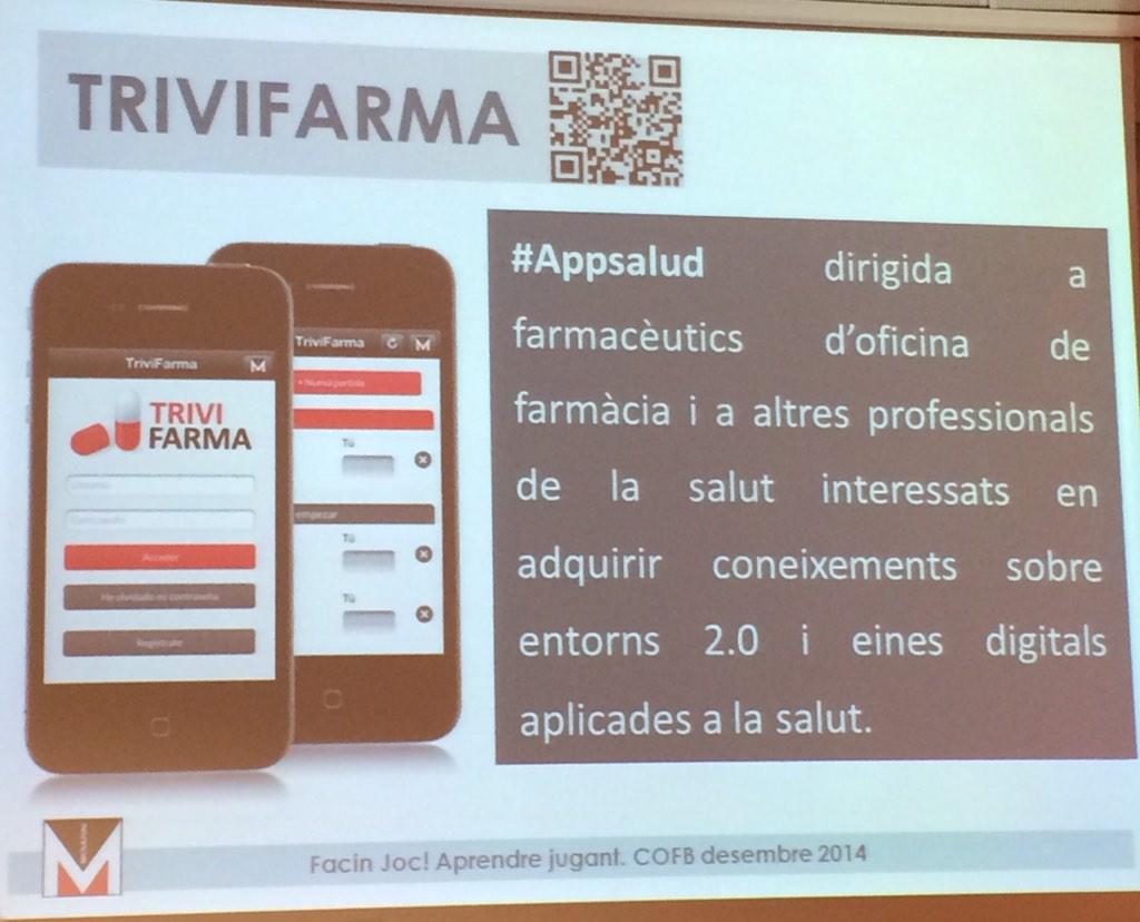 menarini_es's tweet photo. “@abelrsa: @monicamoro explica TriviFarma, uso de juegos como herramienta de engagement de @menarini_es #bestif http://t.co/NtRAGGjb4a”