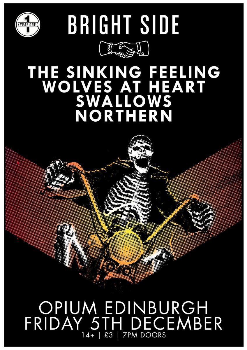 TOMORROW. 7PM | OPIUM | 14+ OTD | BRIGHT SIDE | <a href="/thesinkingfeeln/">The Sinking Feeling</a> | <a href="/wolvesatheart/">Wolves At Heart</a> | @SwallowsUK | NORTHERN. RT.