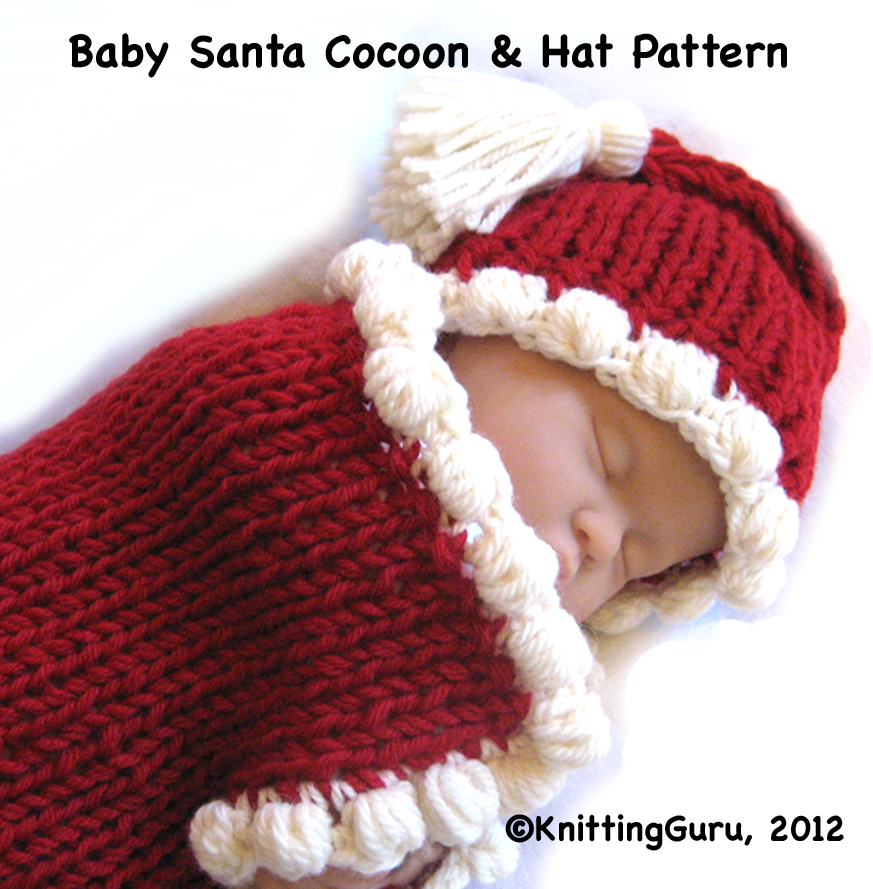 KnittingGuru's tweet photo. HolidayWishes Etsy Treasury http://t.co/jNE705KLHy features #KnittingGuru Baby Santa Cocoon &amp; Hat Pattern #DIY #Xmas http://t.co/px63SB3MLT