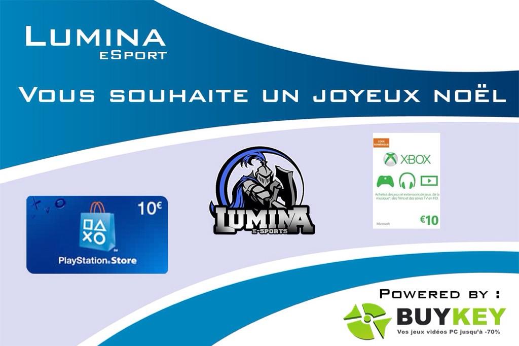 Lum_eSport's tweet image. Concours Noël : 10€ Xbox &amp;amp; PSN à gagnez! Follow @Lum_eSport &amp;amp; #RT pour participer. @ScrimsX @PubDecerto @dsseeh