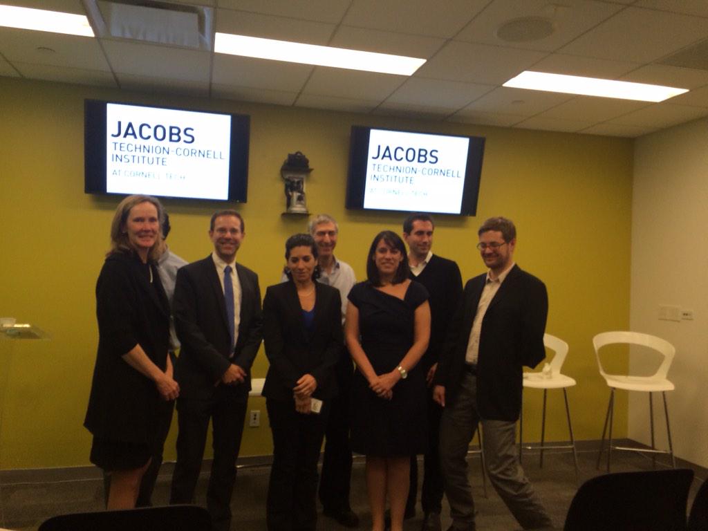 aleazcoitia's tweet photo. The new Healthier Life program at @cornell_tech was launched today to bridge the gap between healthcare and tech http://t.co/EVjICnEtfE