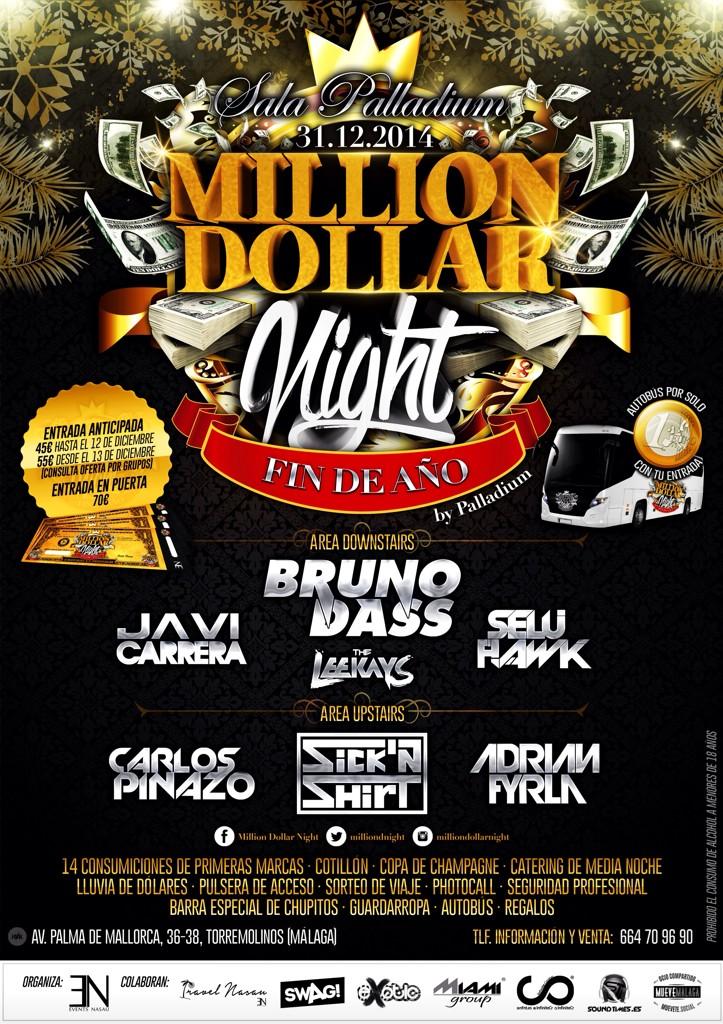 SWAGEventsSpain's tweet photo. ¡Entradas volando para @milliondnight! ¿Todavía no tienes la tuya? http://t.co/gTNwnlWwrX
