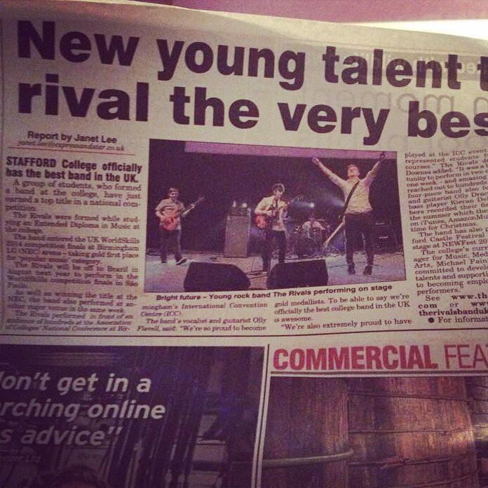 TheRivalsUk's tweet photo. Woooo http://t.co/eqK9fSy6rU