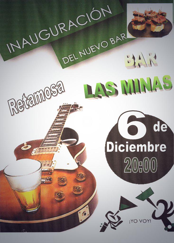 LetiArrate's tweet photo. Inaguración Bar LAS MINAS!!!Os esperamos http://t.co/jfbI6jiKRX