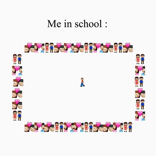 Me at school: 🚶