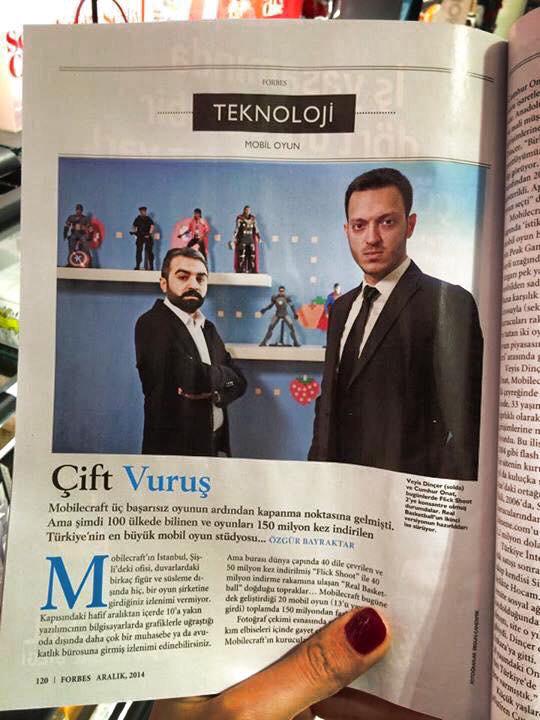 BNPVC's tweet photo. Kurucumuz @OzgurBayraktar bu ay Forbes'daki köşesinde Türkiye'nin mobil oyun lideri Mobilecraft'ı değerlendiriyor. http://t.co/Qu5MSCOLKU