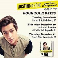bmcanulty98's tweet photo. #AustinBook book tour starts next week! #JustHowItHappened - http://t.co/IhssU2ZPZM http://t.co/ifYVkF0QQt