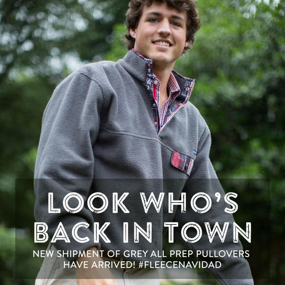 southern_proper's tweet image. Look who's back in town! Grey All Prep Pullover now online! #FleeceNavidad @LetItSoPro shopsopro.co/a/KQMm5glp