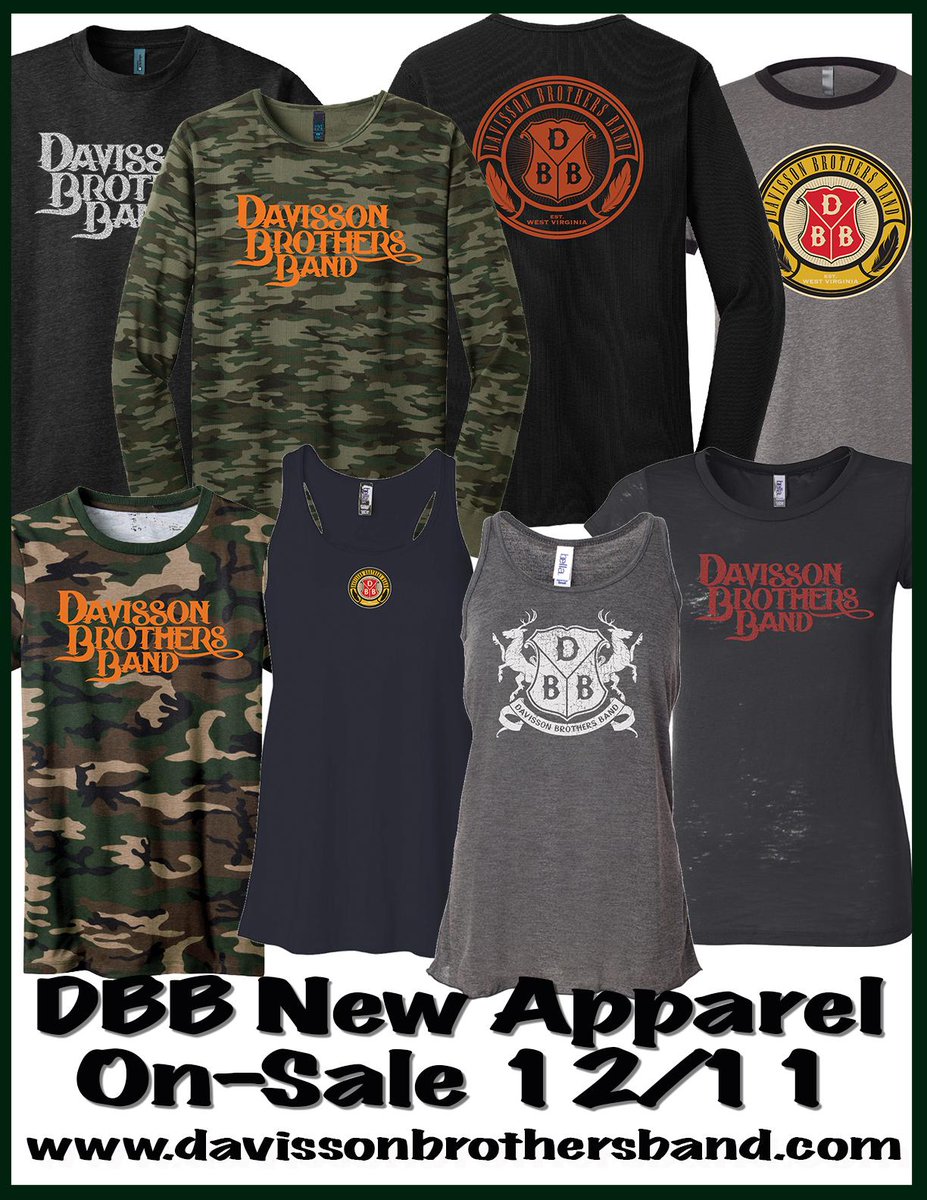 DavissonBroBand's tweet photo. Get ready...our online store will be opening next week in time for #holiday orders! #DavissonProud #Christmas #merch http://t.co/4WYcQU8smb