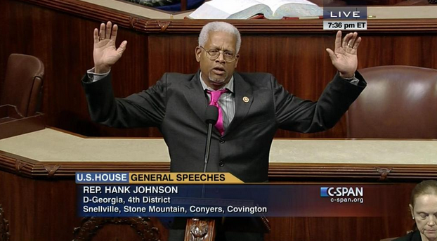 Mediaite's tweet photo. Dem Rep. Recites 'I Can't Breathe' Poem for #EricGarner on House Floor http://t.co/9xhRnY7vde (VIDEO) http://t.co/o7EHITQyt7
