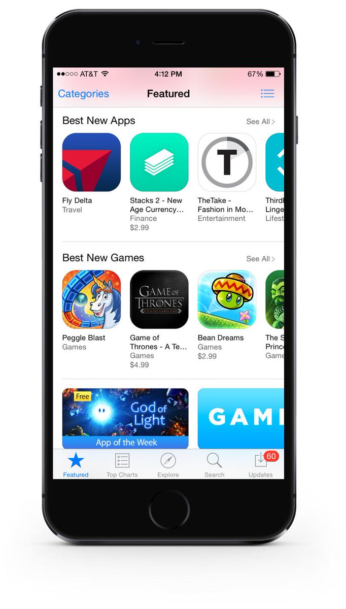 #Apple Features #TheTake as a BEST NEW APP.  Download the #app to see why they love it here: bit.ly/TheTakeApp