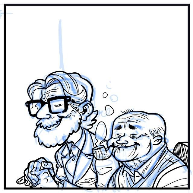 theraidstudio's tweet photo. Sometimes when waiting for ink to dry, I doodle other stuff. #future #bns #butternutsqua... http://t.co/NixpyFsKIO http://t.co/pUItTRjSbi