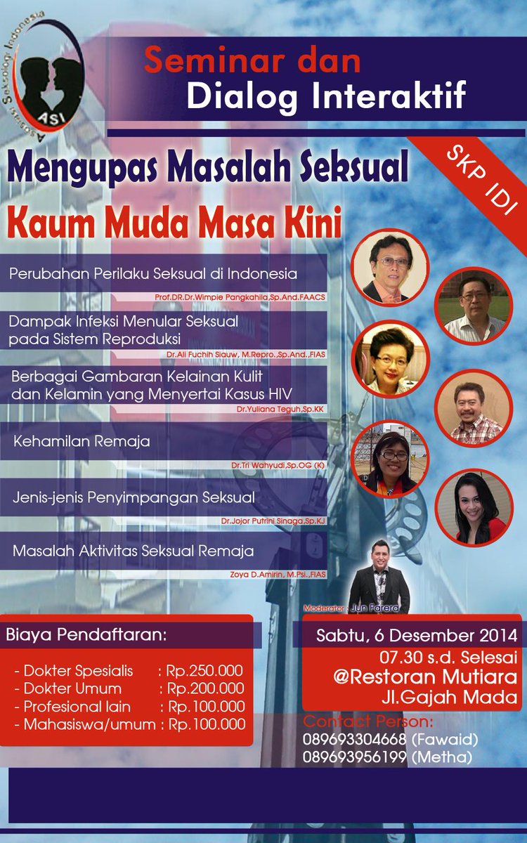 DokterProperty's tweet photo. Seminar dan Dialog Interaktif "Mengupas Masalah Seksual Kaum Muda Masa Kini" Sabtu, 6 Desember 2014 @ Rest. Mutiara.. http://t.co/fCodFrZvY9