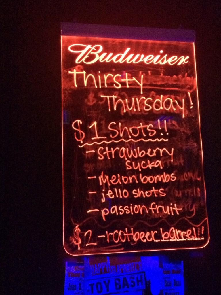 thatonebar1's tweet photo. Come out for shot specials and $5 AYCD! http://t.co/0FgqeCh3pj