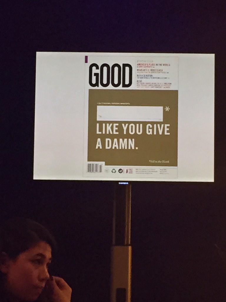 nft_catalyst's tweet photo. Thinking of you @BristolBaughan just saw your picture in @caseycaplowe presentation for #CreativWeek http://t.co/2ftDk38ZhL
