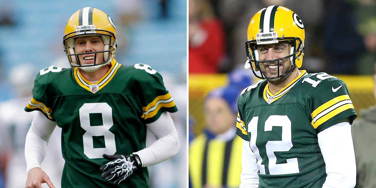 Aaron Rodgers thinks Tim Masthay is a great punter, but what about his card...