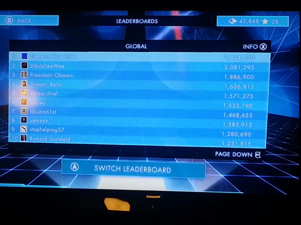 Reasel's tweet image. Is this real life?! First try #GeometryWars3